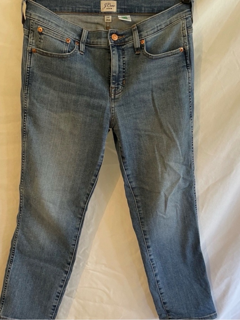 J. Crew Vintage Straight Jeans in Medium Blue Wash